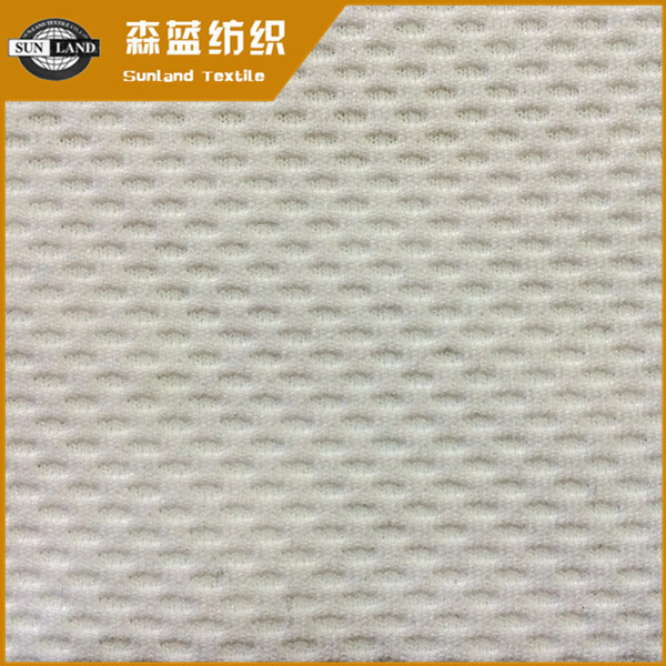 太仓提花氨纶蜂巢布 Polyester spandex jacquard honeycomb