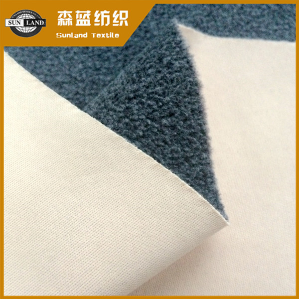 上海50D平布复合摇粒绒 50D interlock bonded polar fleece