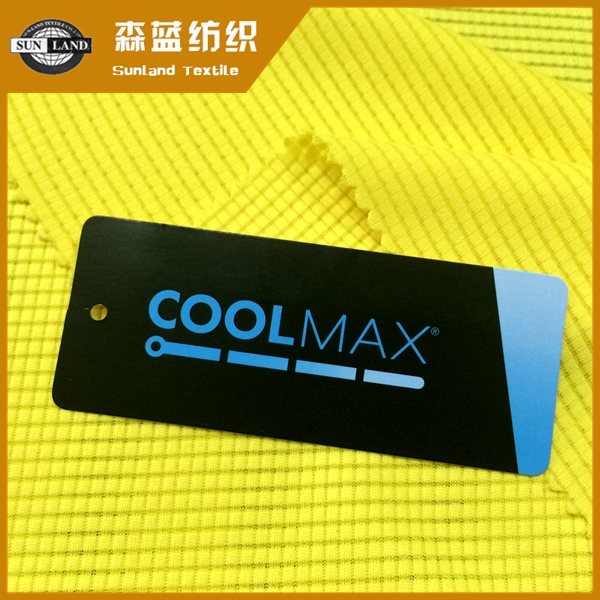 江苏吸排格子布 Coolmax waffle fabric