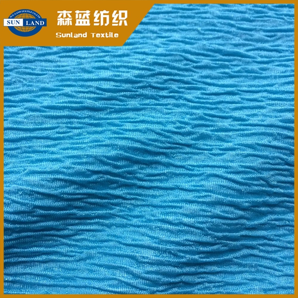 张家港小提花横条泡泡布 Jacquard interlock