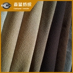 吴江涤氨提花牛肚布 Polyester spandex jacquard fleece fabric